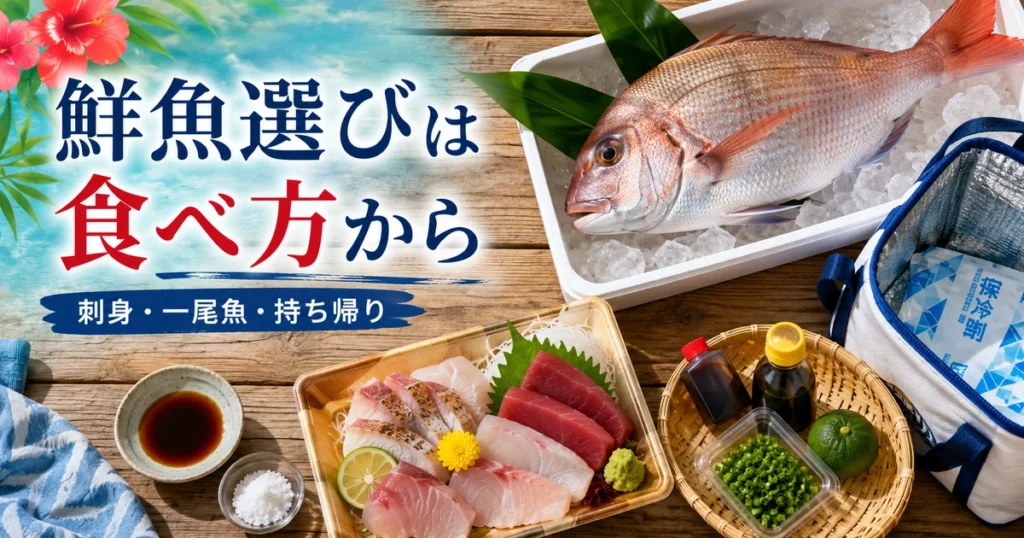 宮古島で鮮魚を直売で買うなら最初に知っておきたいこと