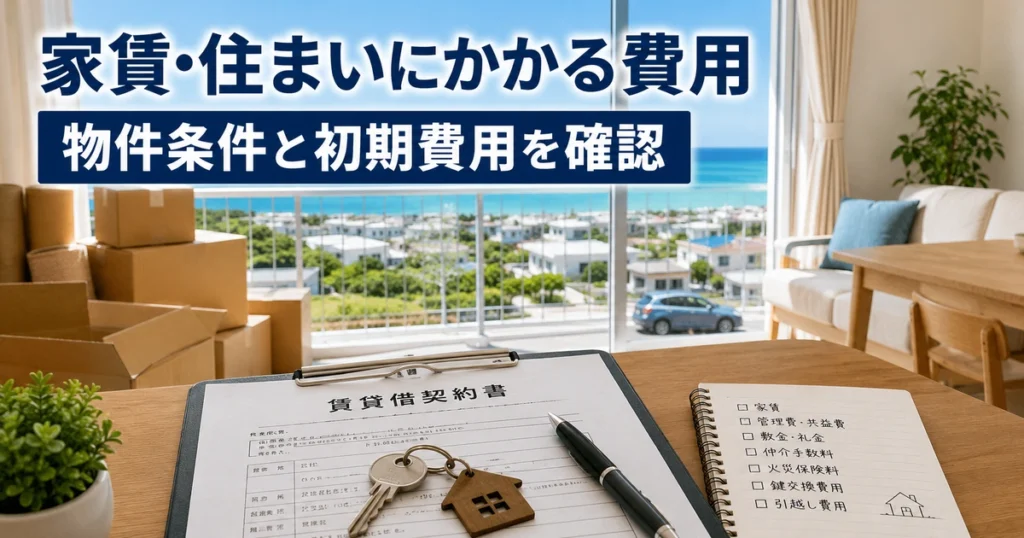 宮古島移住で家賃・住まいにかかる費用