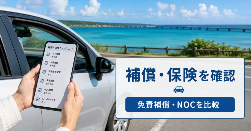 宮古島レンタカーで確認したい補償・保険