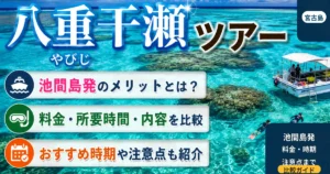 宮古島・八重干瀬ツアー完全ガイド｜料金・シュノーケル・池間島発を比較